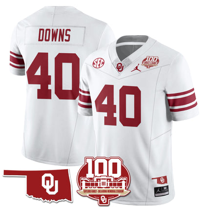Men's Oklahoma Sooners 1946-56 Throwback Uniforms - 100th Season - All Stitched