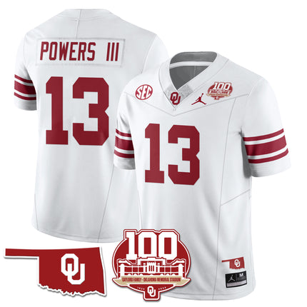 Men's Oklahoma Sooners 1946-56 Throwback Uniforms - 100th Season - All Stitched