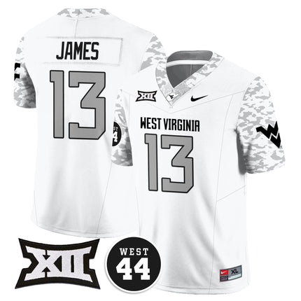 Men's West Virginia Mountaineers 2024 Vapor Limited Jersey - All Stitched - Honor Jerry West