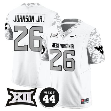 Men's West Virginia Mountaineers 2024 Vapor Limited Jersey - All Stitched - Honor Jerry West