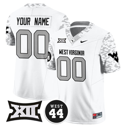Custom Name/Gender West Virginia Mountaineers 2024 Vapor Limited Jersey - All Stitched - Honor Jerry West