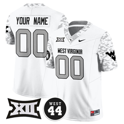 Custom Name/Gender West Virginia Mountaineers 2024 Vapor Limited Jersey - All Stitched - Honor Jerry West