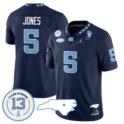 Men's North Carolina Tar Heels Football 2024 Vapor Jersey - All Stitched