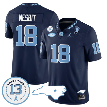 Men's North Carolina Tar Heels Football 2024 Vapor Jersey - All Stitched