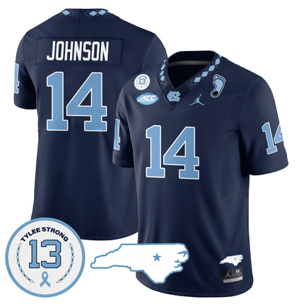 Men's North Carolina Tar Heels Football 2024 Vapor Jersey - All Stitched