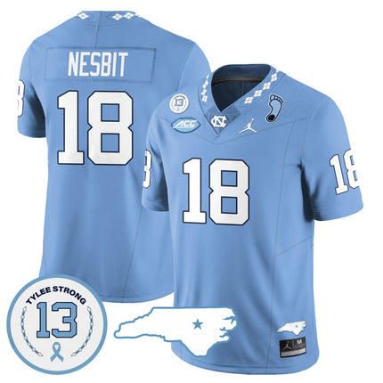 Men's North Carolina Tar Heels Football 2024 Vapor Jersey - All Stitched