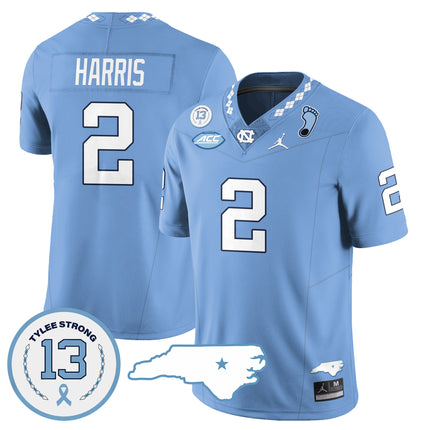 Men's North Carolina Tar Heels Football 2024 Vapor Jersey - All Stitched