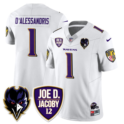 Men's Ravens Purple Rising 2024 Vapor Limited Jersey - All Stitched