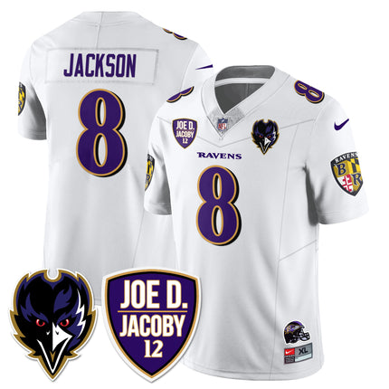 Men's Ravens Purple Rising 2024 Vapor Limited Jersey - All Stitched