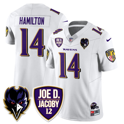 Men's Ravens Purple Rising 2024 Vapor Limited Jersey - All Stitched