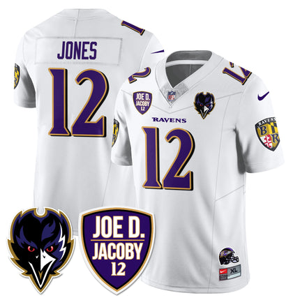 Men's Ravens Purple Rising 2024 Vapor Limited Jersey - All Stitched
