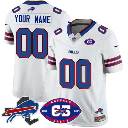 Custom Name/Gender Bills 1959 - 2024 - The Bills Jersey - All Stitched