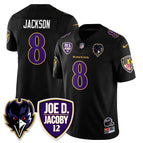 Lamar Jackson - 8 / Black / S