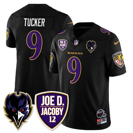 Men's Ravens Purple Rising 2024 Vapor Limited Jersey - All Stitched