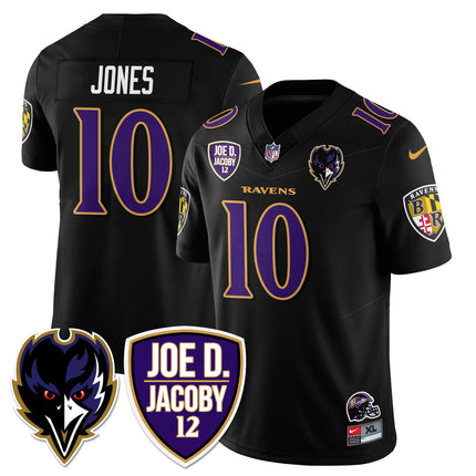 Men's Ravens Purple Rising 2024 Vapor Limited Jersey - All Stitched