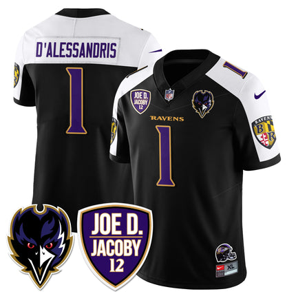 Men's Ravens Purple Rising 2024 Vapor Limited Jersey - All Stitched