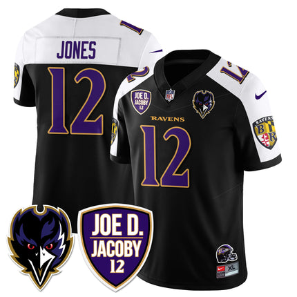 Men's Ravens Purple Rising 2024 Vapor Limited Jersey - All Stitched