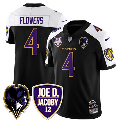 Men's Ravens Purple Rising 2024 Vapor Limited Jersey - All Stitched