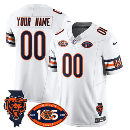 Custom Name/Gender Bears 1920-2025 - The Bears Jersey - All Stitched
