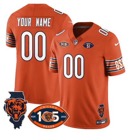 Custom Name/Gender Bears 1920-2025 - The Bears Jersey - All Stitched
