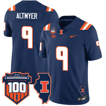 Men's Illinois Football Vapor Jersey - All Stitched