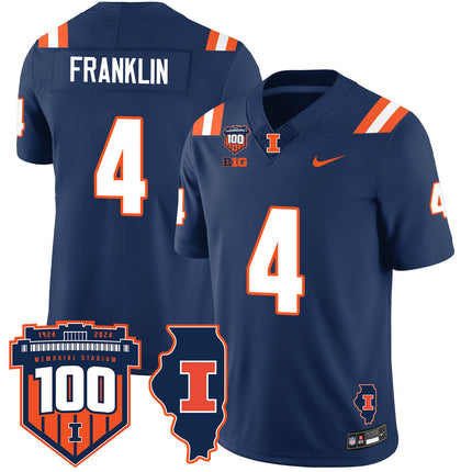 Men's Illinois Football Vapor Jersey - All Stitched