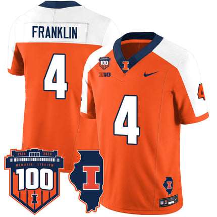 Men's Illinois Football Vapor Jersey - All Stitched