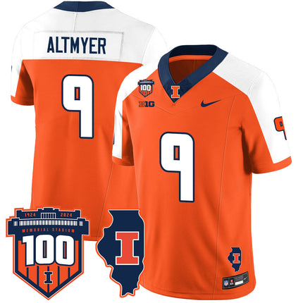Men's Illinois Football Vapor Jersey - All Stitched