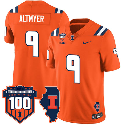 Men's Illinois Football Vapor Jersey - All Stitched