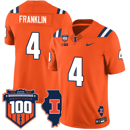 Men's Illinois Football Vapor Jersey - All Stitched