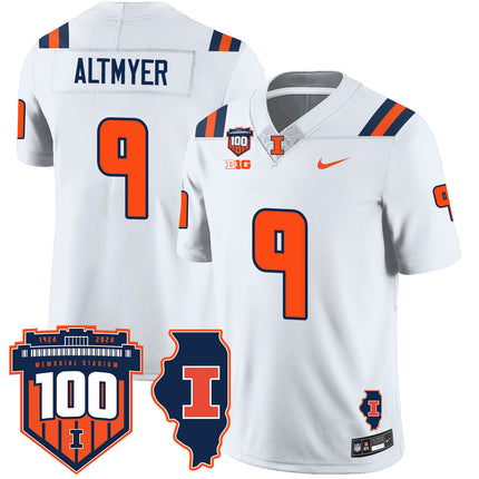 Men's Illinois Football Vapor Jersey - All Stitched