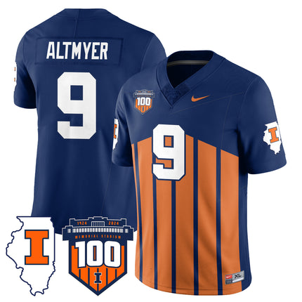 Men's Illinois Football Vapor Jersey - All Stitched