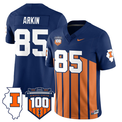 Men's Illinois Football Vapor Jersey - All Stitched