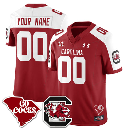 Custom Gender/Name Gamecocks 2024 Vapor Limited Jersey - All Stitched