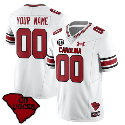 Custom Gender/Name Gamecocks 2024 Vapor Limited Jersey - All Stitched