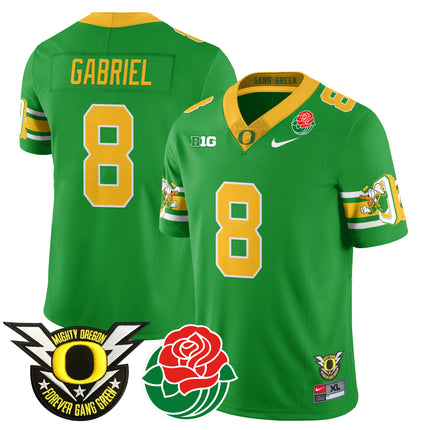 Men's Oregon Ducks 2024 Rose Bowl Jersey - All Stitched 412VTHNJS003