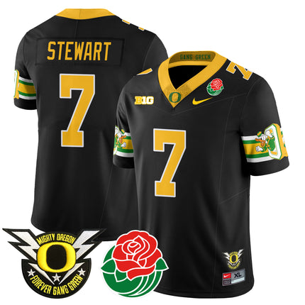 Men's Oregon Ducks 2024 Rose Bowl Jersey - All Stitched 412VTHNJS003