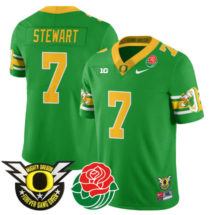 Men's Oregon Ducks 2024 Rose Bowl Jersey - All Stitched 412VTHNJS003