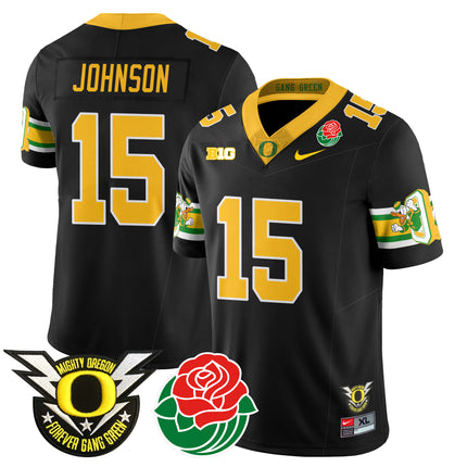 Men's Oregon Ducks 2024 Rose Bowl Jersey - All Stitched 412VTHNJS003