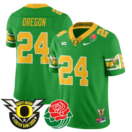 Men's Oregon Ducks 2024 Rose Bowl Jersey - All Stitched 412VTHNJS003