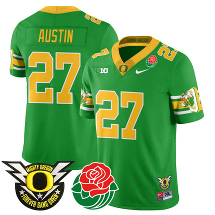 Men's Oregon Ducks 2024 Rose Bowl Jersey - All Stitched 412VTHNJS003