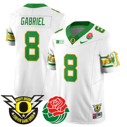 Men's Oregon Ducks 2024 Rose Bowl Jersey - All Stitched 412VTHNJS003