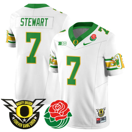 Men's Oregon Ducks 2024 Rose Bowl Jersey - All Stitched 412VTHNJS003