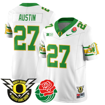 Men's Oregon Ducks 2024 Rose Bowl Jersey - All Stitched 412VTHNJS003
