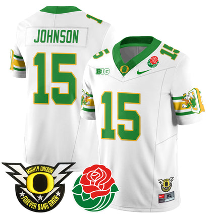Men's Oregon Ducks 2024 Rose Bowl Jersey - All Stitched 412VTHNJS003