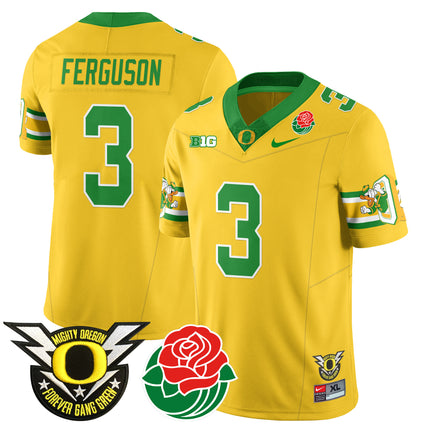Men's Oregon Ducks 2024 Rose Bowl Jersey - All Stitched 412VTHNJS003