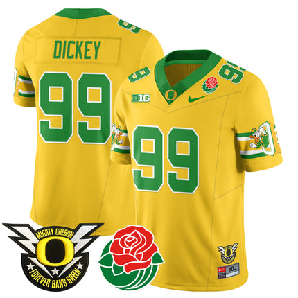 Men's Oregon Ducks 2024 Rose Bowl Jersey - All Stitched 412VTHNJS003