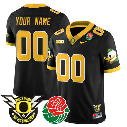Men's Oregon Ducks 2024 Rose Bowl Jersey N1 - All Stitched 412VTHNJS003