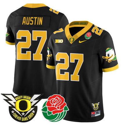 Men's Oregon Ducks 2024 Rose Bowl Jersey N1 - All Stitched 412VTHNJS003