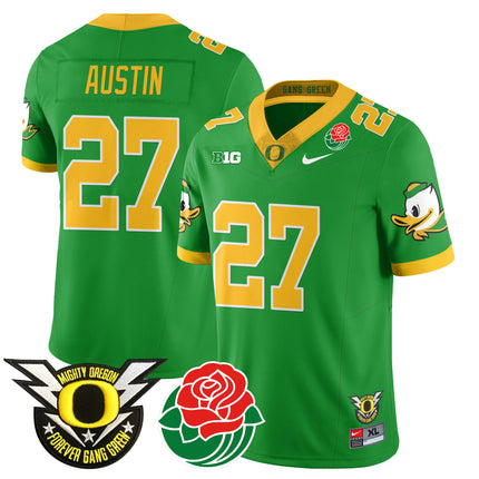 Men's Oregon Ducks 2024 Rose Bowl Jersey N1 - All Stitched 412VTHNJS003